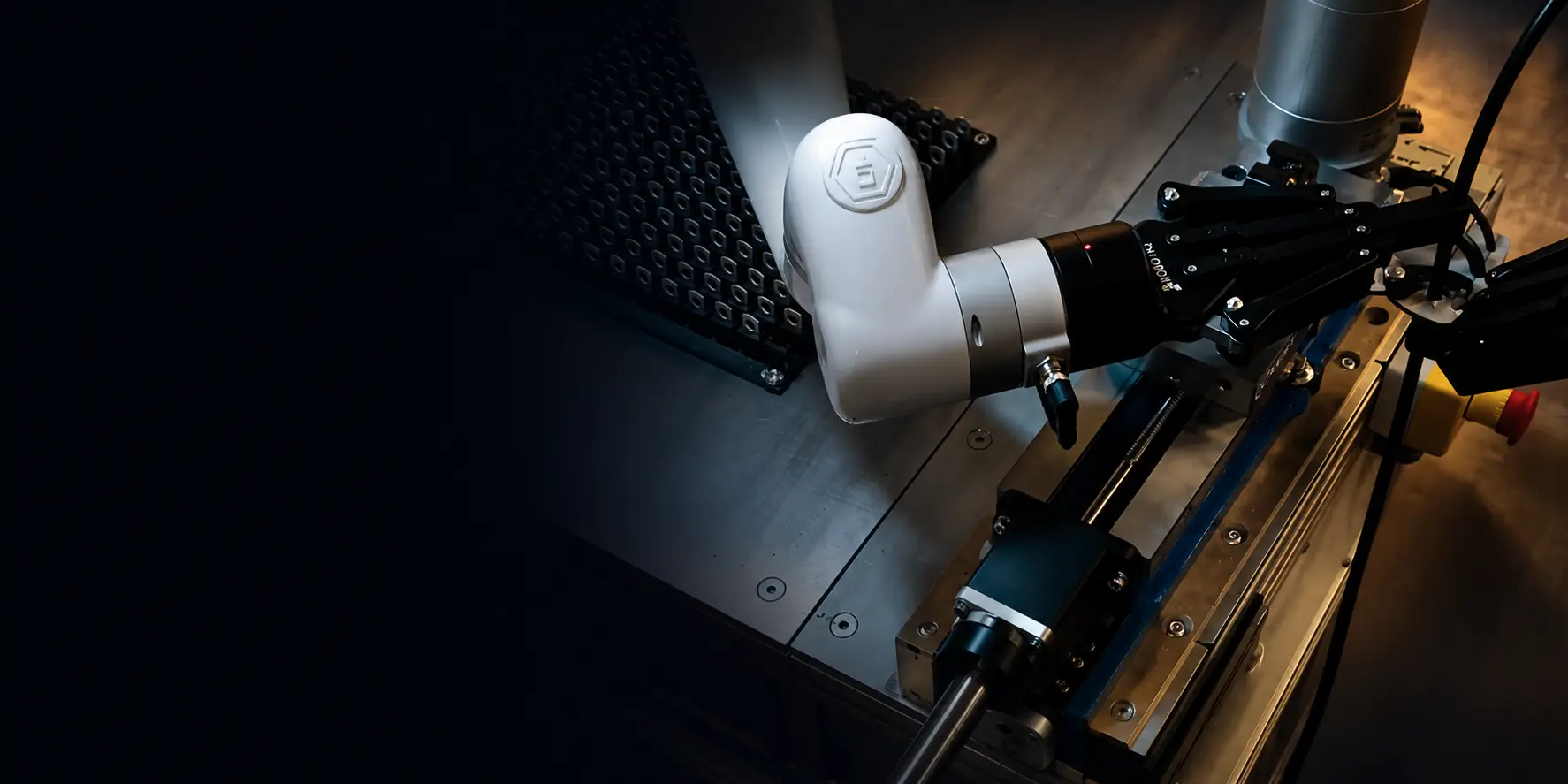 Dual xArm cobots perform coordinated assembly tasks in an automated production workstation