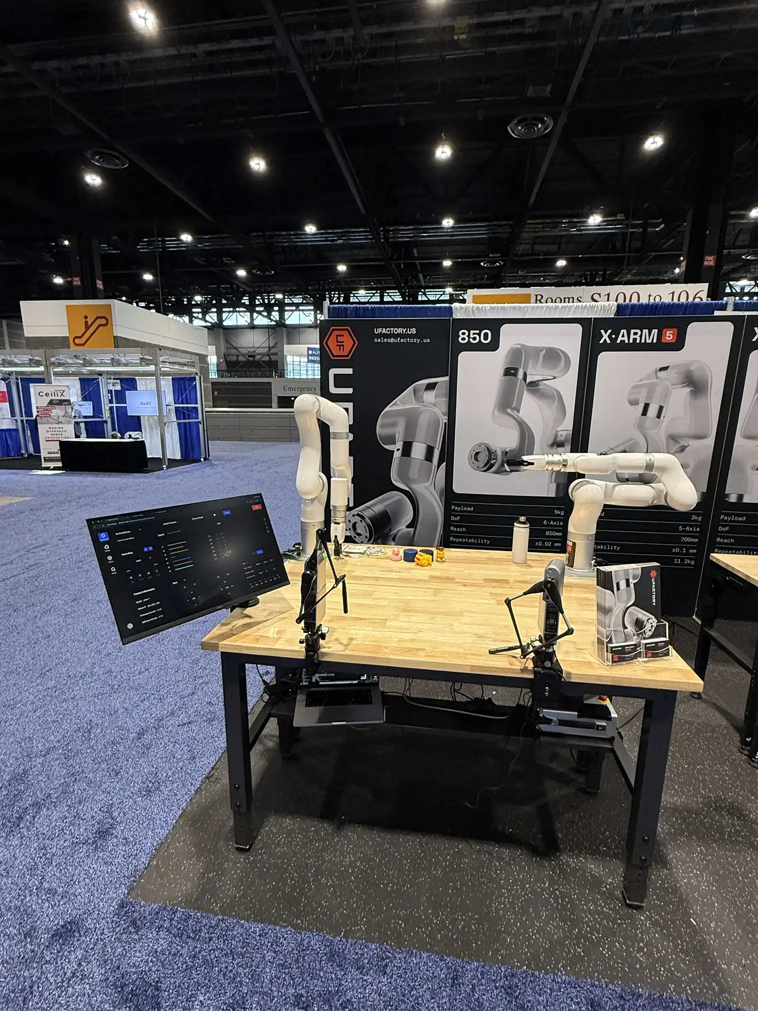 UFACTORY xArm at U.S. Trade Shows