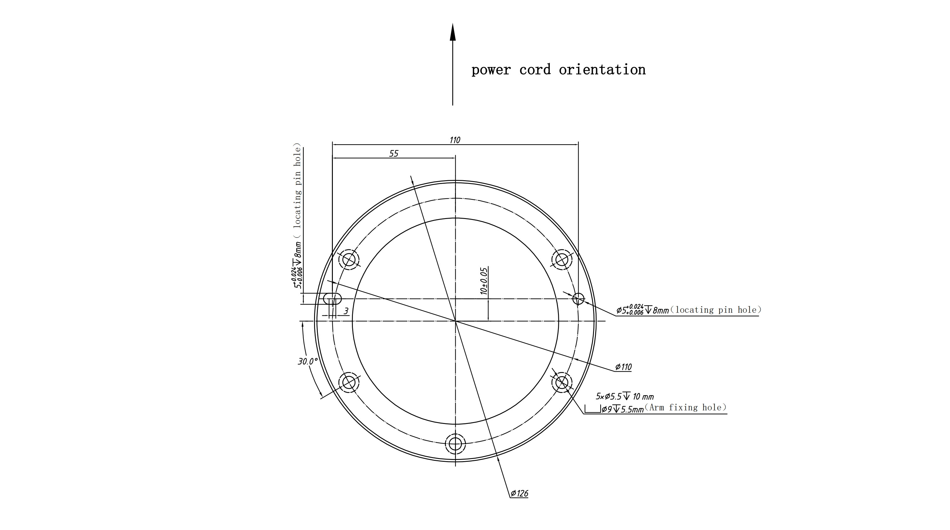 xArm robot base